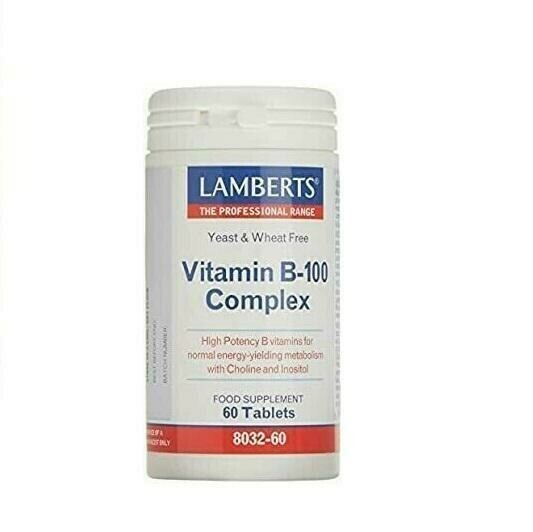 LAMBERTS COMPLEJO VITAMINA B-100 60 TABL