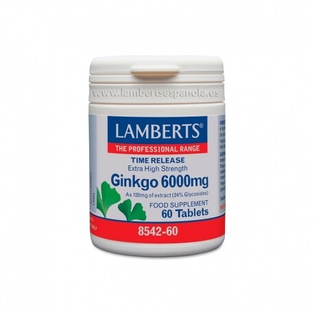 LAMBERTS GINKGO 6000 MG 60 TABLETAS