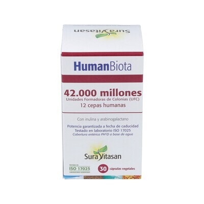 SURAVITASAN HUMAN BIOTA 42.000 MILL 30 CAPS
