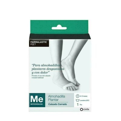 ALMOHADILLA PLANTAR FARMALASTIC GEL DE SILICONA T- 42-45