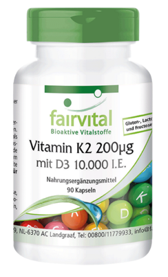 FAIRVITAL VITAMINA K2 CO D3 90 CAPS