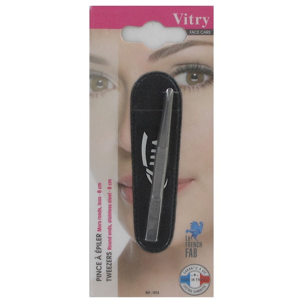 VITRY PINZA DEPILACION PUNTA REDONDA REF 1014