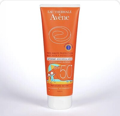 AVENE LECHE ESPECIAL NIÑOS SPF 50  MUY ALTA PROT 250 ML