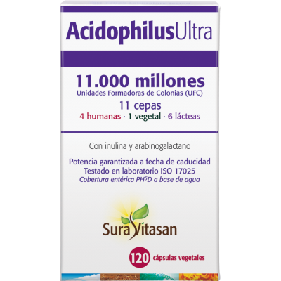 SURAVITASAN ACIDOPHILUS ULTRA 120 CAPSULAS