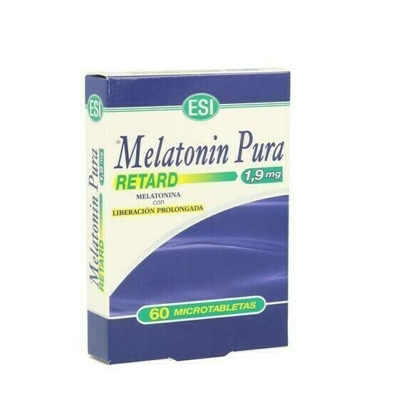 MELATONIN RETARD TAB 1.90 MG 60 TABLETAS