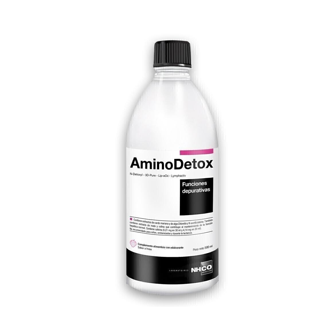NHCO AMINODETOX 1 BOTELLA 500 ML SABOR FRESA