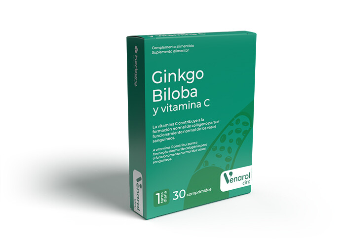 HERBORA GINKGO BILOBA Y VIT C 30 COMP