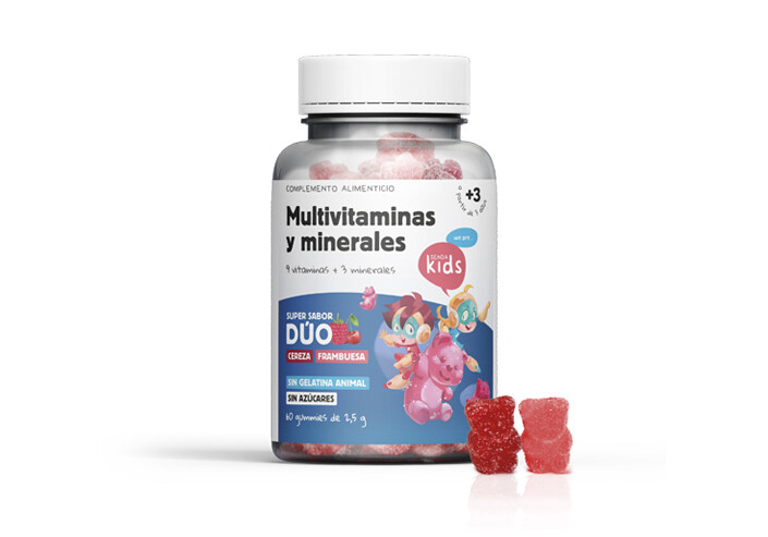HERBORA MULTIVITAMINAS UY MINERALES KIDS 60 GUMMIES