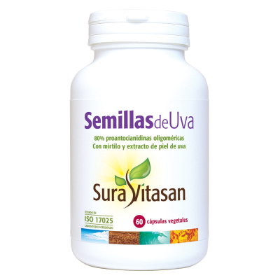 SURAVITASAN SEMILLAS DE UVA FORTE  60 CAPSULAS