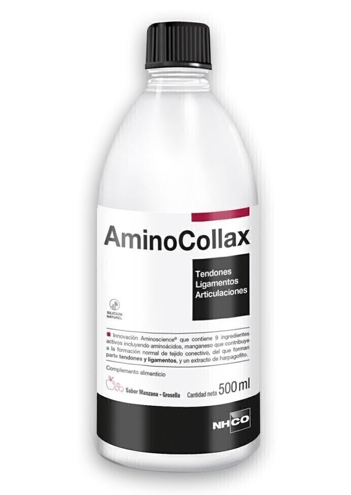 NHCO AMINOCOLLAX 1 BOTELLA 500 ML SABOR MANZANA GROSELLA
