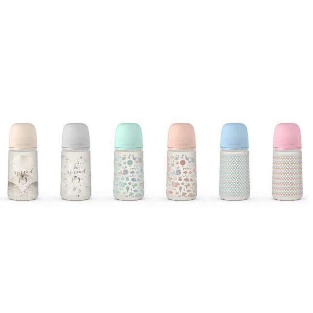 BIBERON TETINA ANATOMICA SILICONA SUAVINEX CLASICO T1M 270 ML 1 U