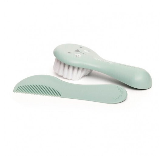 CEPILLO Y PEINE INFANTIL SOFT SUAVINEX AZUL DECORADO