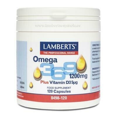LAMBERTS OMEGA 3 6 9 120 CAPSULAS