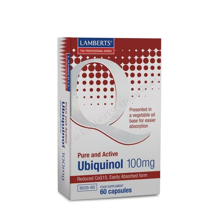 LAMBERTS UBIQUINOL 100MG 60CAP