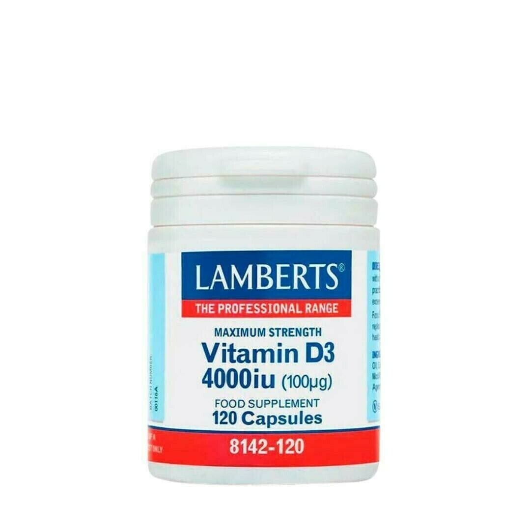 LAMBERTS VITAMINA D3 4000IU 120 CAPS