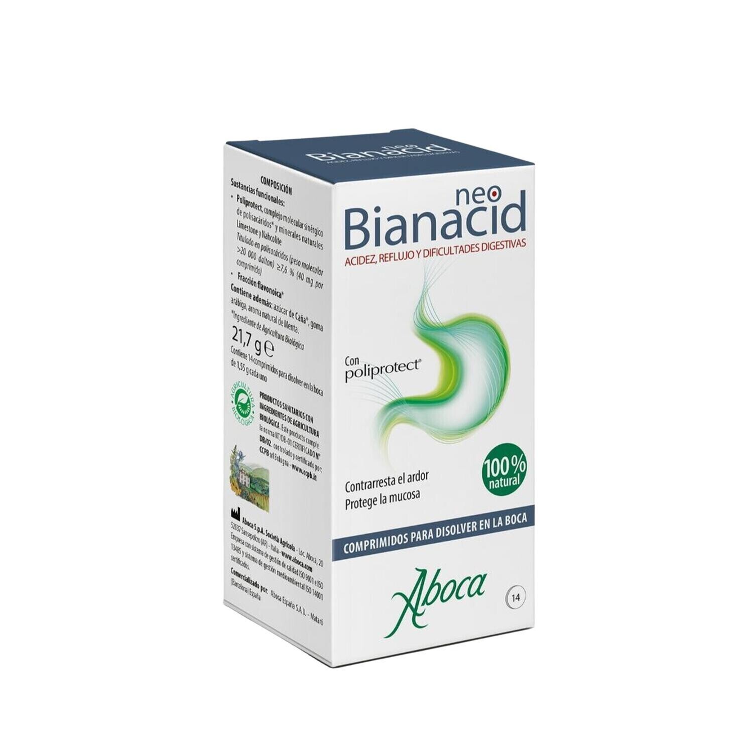 NEOBIANACID ACIDEZ Y REFLUJO 14 COMP MASTICABLES