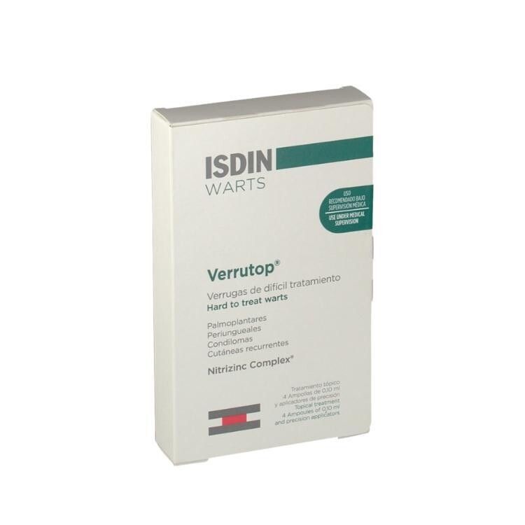 VERRUTOP ISDIN WARTS 0.10 ML 4 AMPOLLAS Y APLICADORES