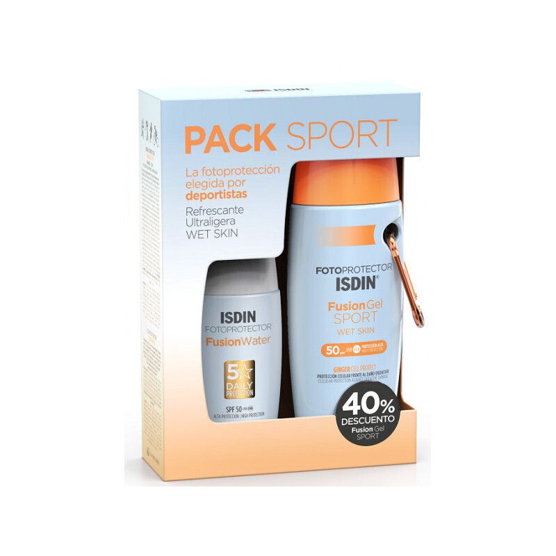 PACK SPORT FOTOPROTECTOR ISDIN FUSION SPF50  GEL
