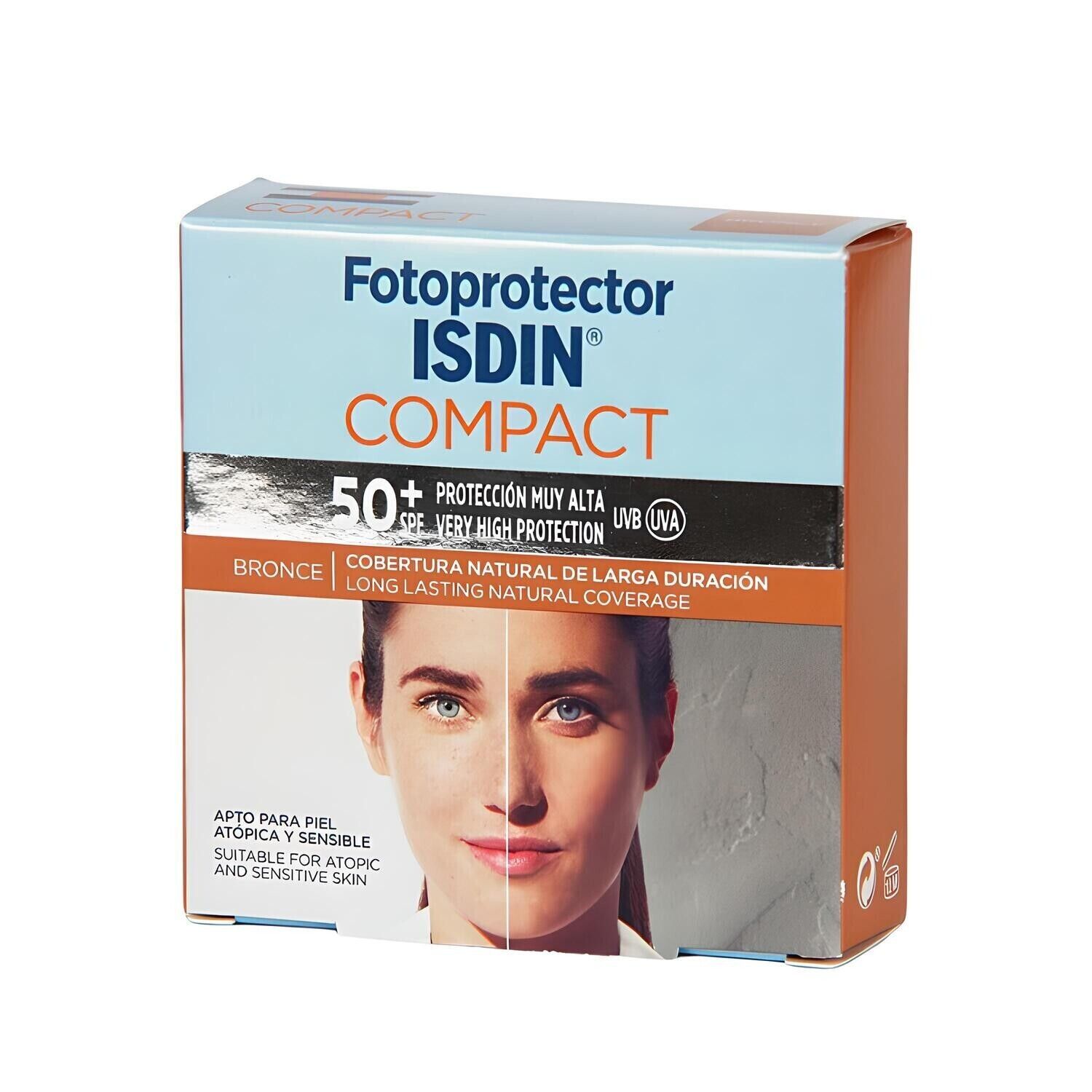 FOTOPROTECTOR ISDIN COMPACT SPF-50  MAQUILLAJE C BRONCE 10 G