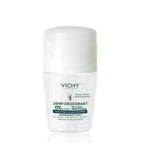 DESODORANTE 24 H SIN SALES DE ALUMINIO VICHY ROLL ON 50 ML