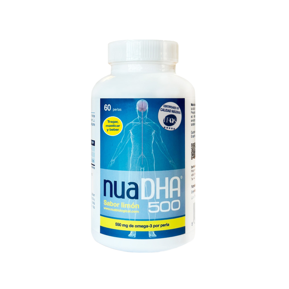NUADHA 500 DOCOSAHEXAENOICO 60 PERLAS SABOR LIMON