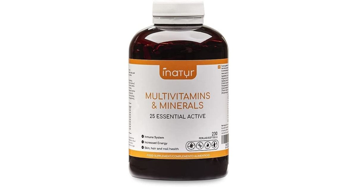 INATUR MULTIVITAMINS Y MINERALS 230 PERLAS