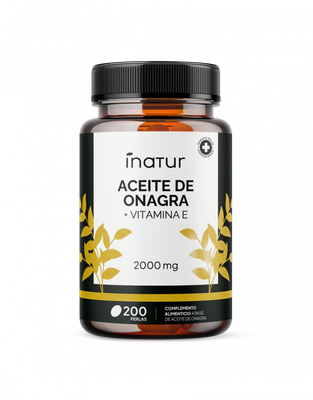 INATUR ONAGRA - EVENING PRIMEROSE OIL 1000 MG 200 PERLAS