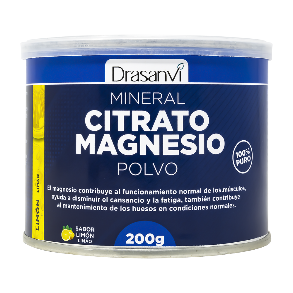 DRASANVI MINERAL CITRATO DE MAGNESIO POLVO LIMON 200 G
