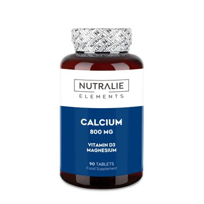 NUTRALIE CALCIUM 800MG   VIT D3   MAGNESIO 90 TABLETAS
