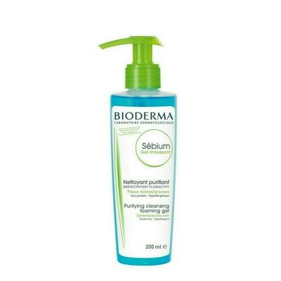 SEBIUM GEL MOUSSANT BIODERMA 200 ML CON DISPENSADOR