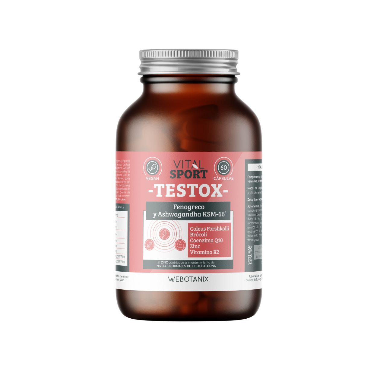 WEBOTANIX TESTOX VITAL SPORT 60 CAPS