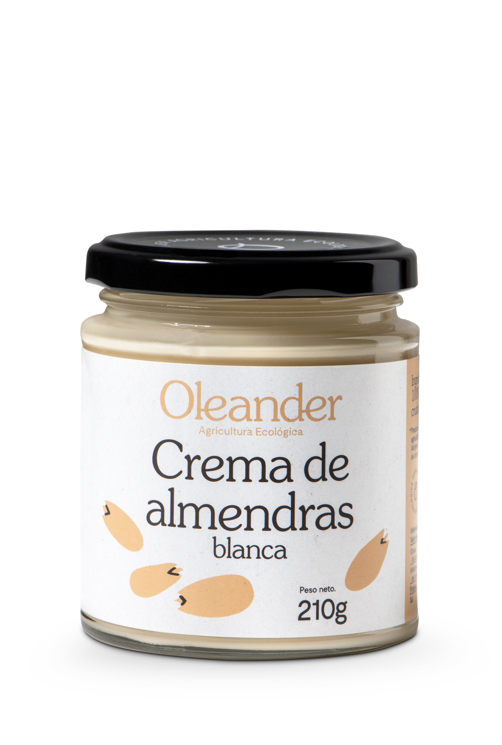 OLEANDER CREMA ALMENDRA BLANCA SIN PIEL BIO 210 G