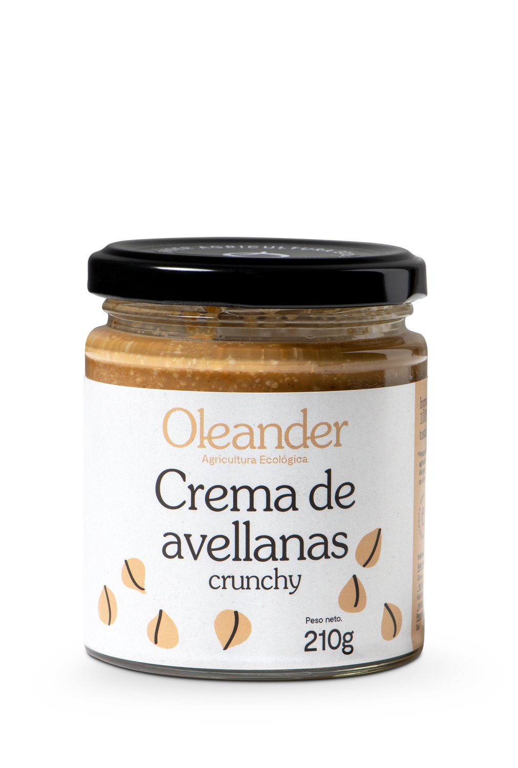 OLEANDER CREMA AVELLANA TOSTADA CRUNCHY 210 G