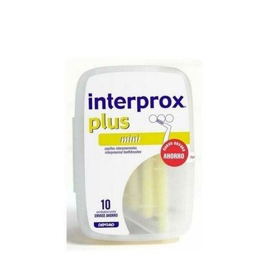 CEPILLO ESPACIO INTERPROXIMAL INTERPROX PLUS MINI ENVASE AHORRO 10 U
