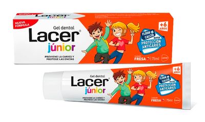 LACER JUNIOR GEL DENTAL 75 ML FRESA