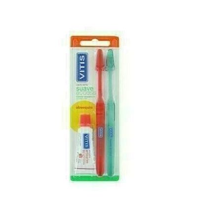 CEPILLO DENTAL ADULTO VITIS ACCESS SUAVE BLISTER 2 U