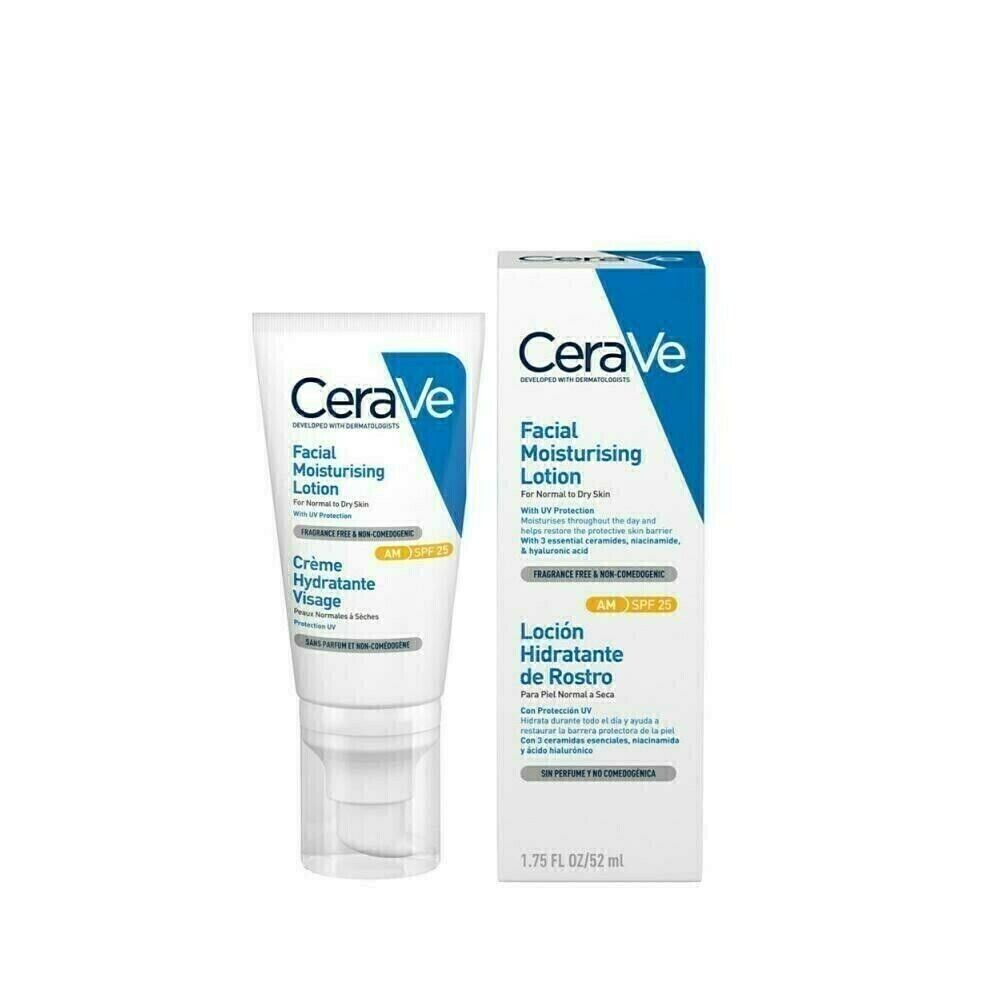 CERAVE LOCION HIDRATANTE DE ROSTRO SPF 25 52 ML