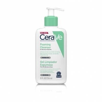 CERAVE GEL LIMPIADOR ESPUMOSO 236 ML
