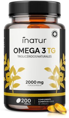 INATUR OMEGA 3 TG 2000 MG 200 PERLAS