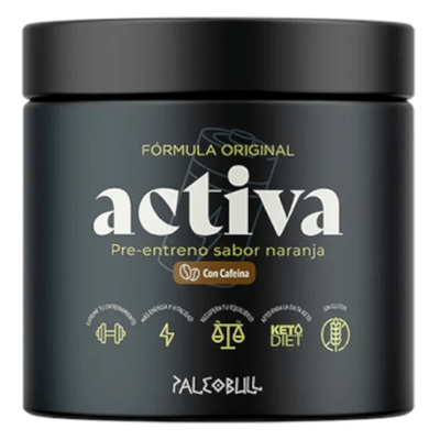 ACTIVA PRE ENTRENO SABOR NARANJA PALEOBULL 225G POLVO