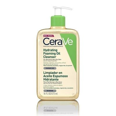CERAVE LIMPIADOR ACEITE ESPUMOSO HIDRATANTE 1 ENVASE 473 ML