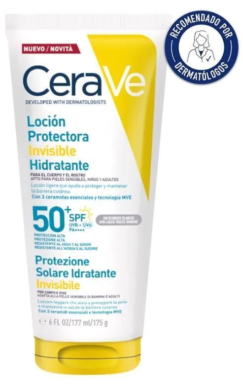 CERAVE LOCION INVISIBLE SPF50 177ML