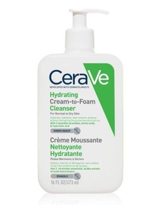 CERAVE GEL LIMPIADOR CREAM TO FOAM 1 ENVASE 473 ML