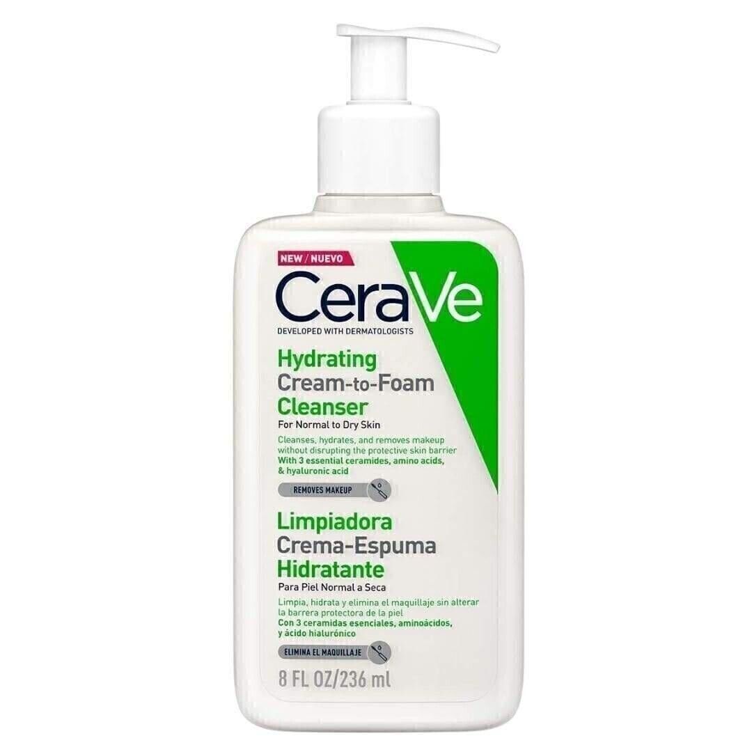 CERAVE LIMPIADOR CREMA HIDRATANTE ESPUMOSA 236ML