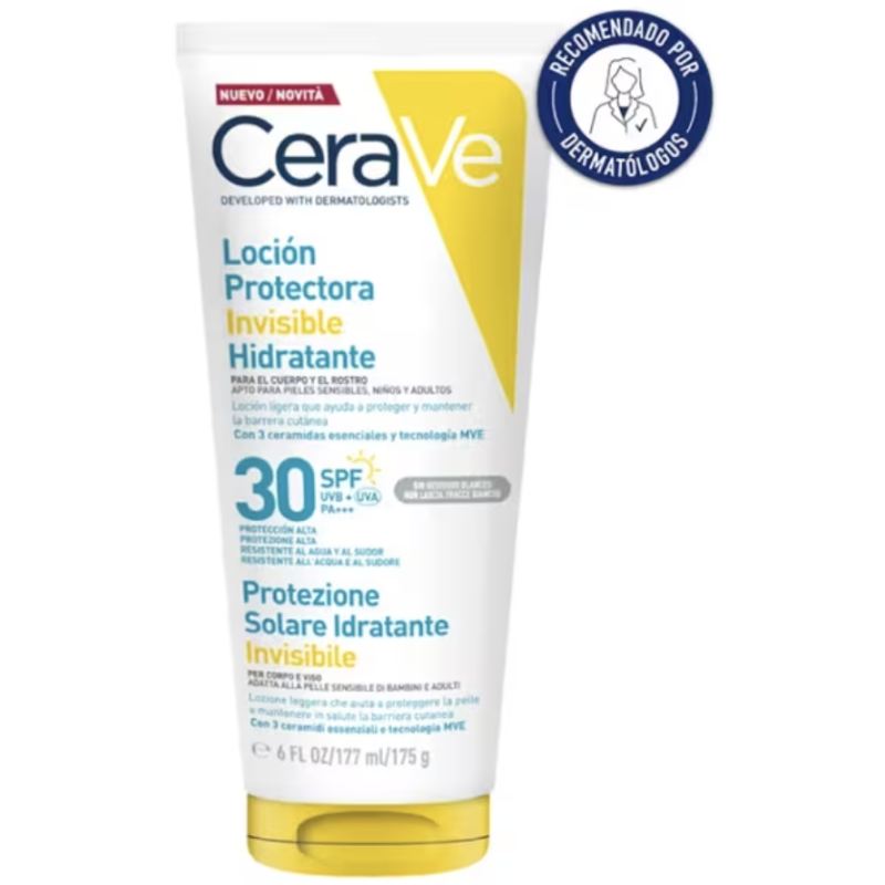 CERAVE LOCION INVISIBLE SPF30 177ML