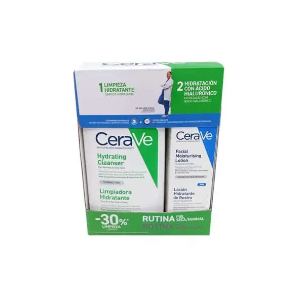 CERAVE PACK RUTINA LIMPIADORA HIDRATANTE+ LOCION FACIAL HIDRATANTE