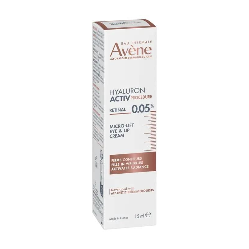 AVENE HYALURON ACTIV PROCEDURE CREMA MICRO-LIFT OJOS &amp; LABIOS 1 ENVASE 15 ML