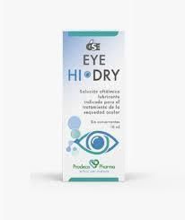 GSE EYE HI-DRY SOLUCION OFTALMICA LUBRICANTE 1 FRASCO 10 ML