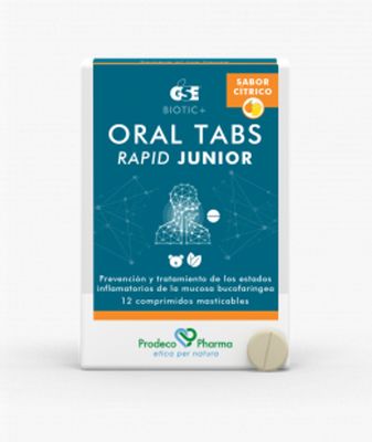 GSE ORAL TABS RAPID JUNIOR 12 COMPRIMIDOS