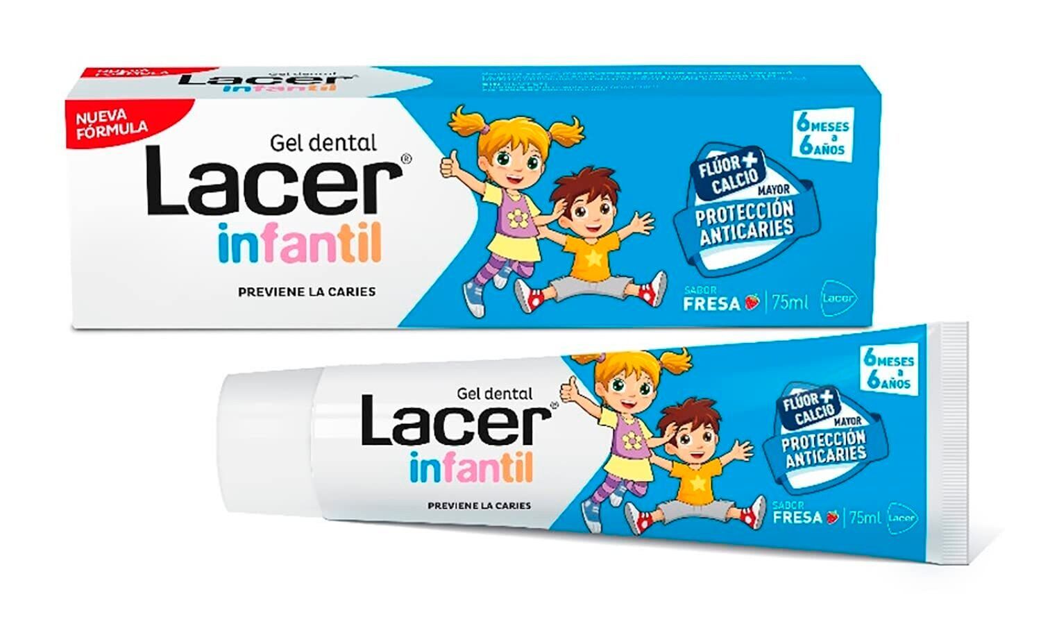 LACER INFANTIL GEL DENTAL 75 ML FRESA